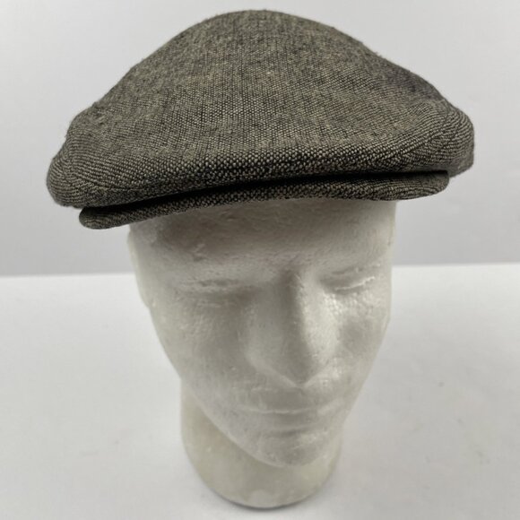 Brixton Hooligan Newsboy Cabbie Hat Cap Men's Large 7 1/2 Twill Wool Blend - Picture 3 of 8